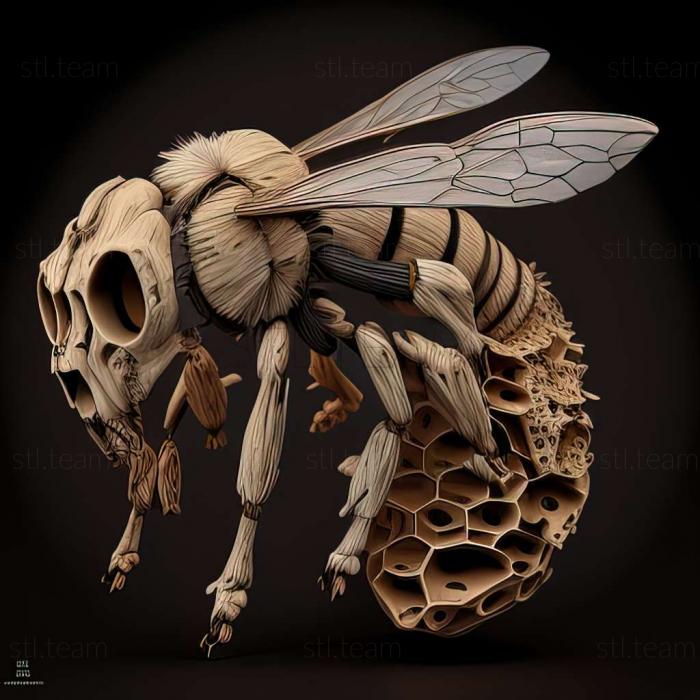 3D модель Megachile maxillosa (STL)